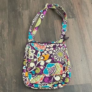 Vera Bradley Mailbag Crossbody (Plum Crazy pattern)